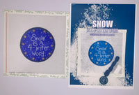 Snow is a 4-Letter Word with stitch guide
