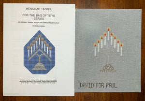 Menoral Tassel with stitch guide