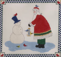 Feeding the Birds Santa II with stitch guide
