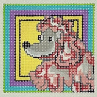 Coaster Dog Pink Poodle
