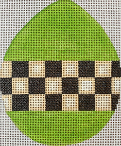 Checkered Egg - Green