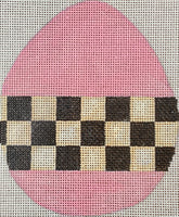 Checkered Egg - Pink
