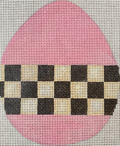 Checkered Egg - Pink