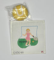 Stuffed Mini Sock: Tennis Girl
