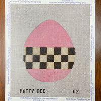 Checkered Egg - Pink