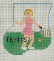 Stuffed Mini Sock: Tennis Girl
