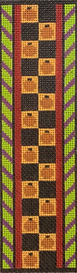 Halloween Ribbon Candy - Pumpkin Checks