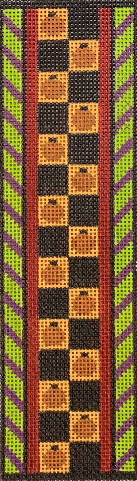 Halloween Ribbon Candy - Pumpkin Checks