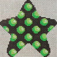 Lime Coin Dot Halloween Mini Star