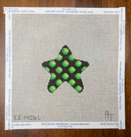 Lime Coin Dot Halloween Mini Star
