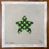 Lime Coin Dot Halloween Mini Star