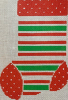 Mini Sock with stitch guide
