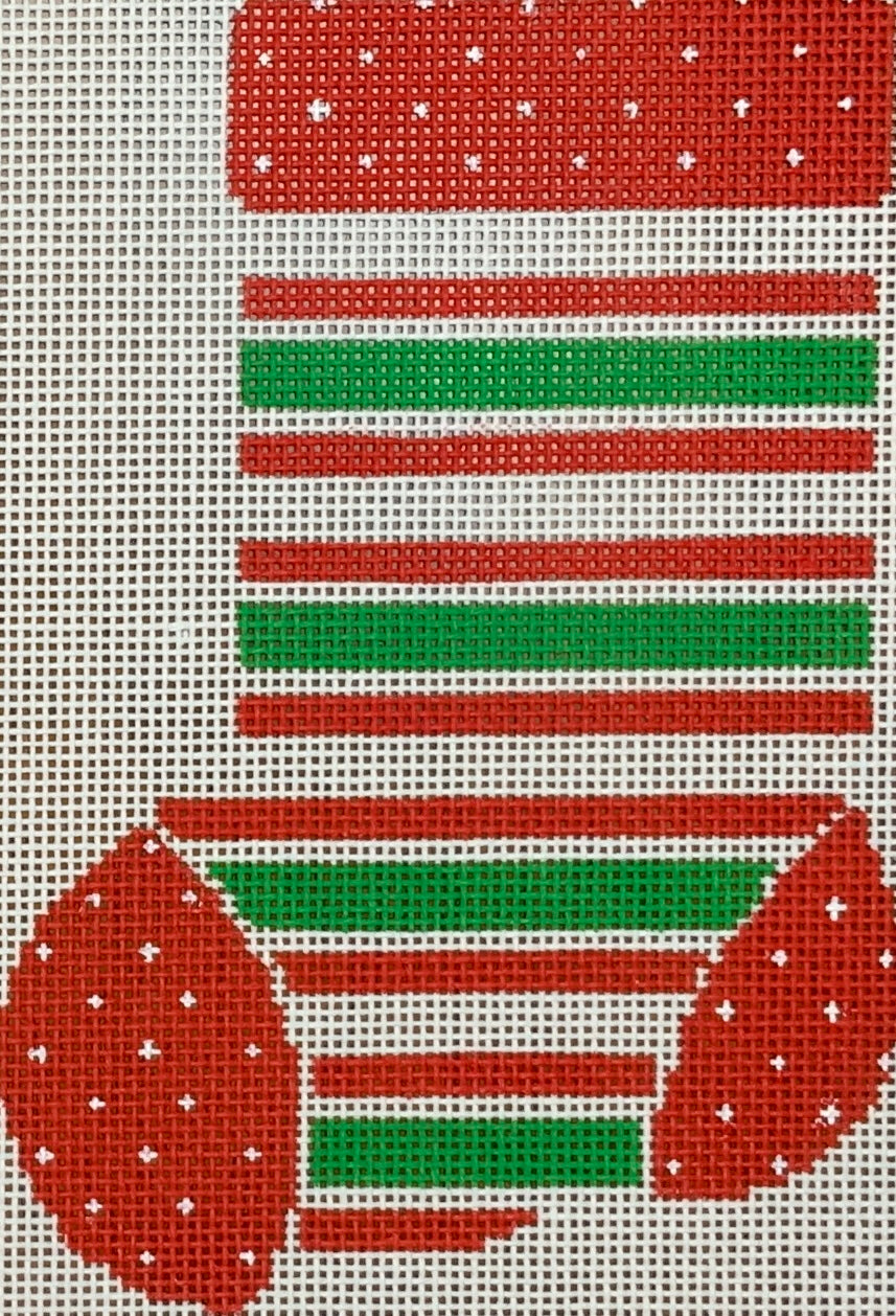 Mini Sock with stitch guide