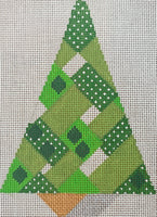 Green Tree with stitch guide
