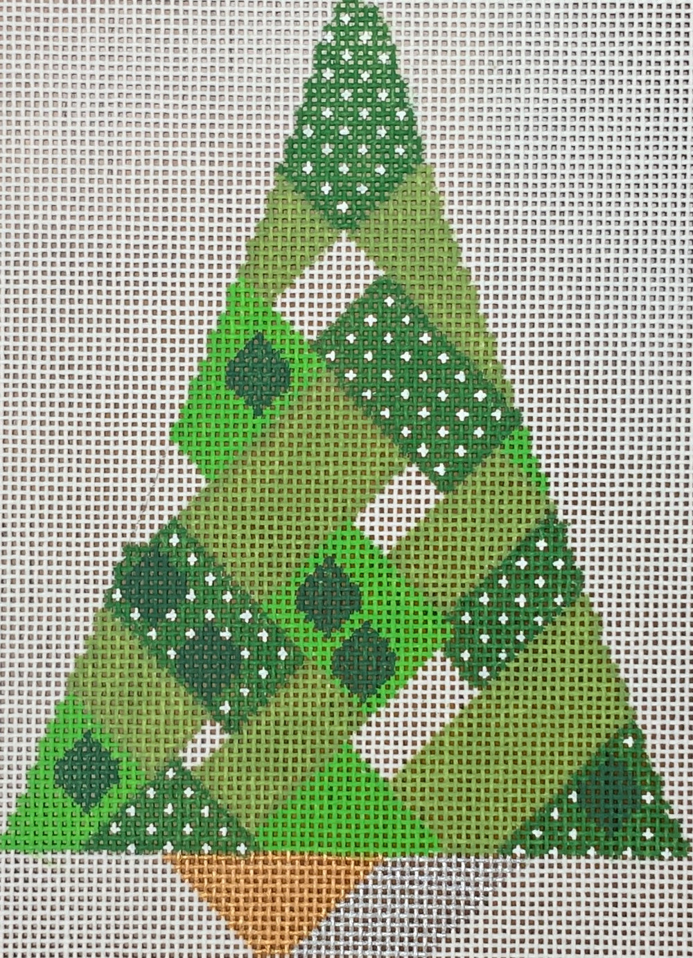Green Tree with stitch guide