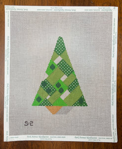 Green Tree with stitch guide