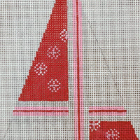 Red Tree with stitch guide