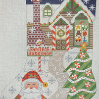 Santas Workshop Stocking