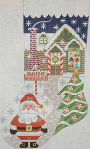 Santas Workshop Stocking