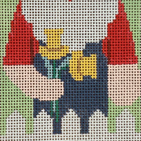 Spring Santa with stitch guide