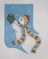 Catching Snowflakes Mini Sock
