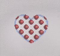 Red Dots Mini Heart
