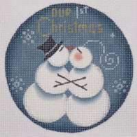 Snow Couple 1st Ornament
