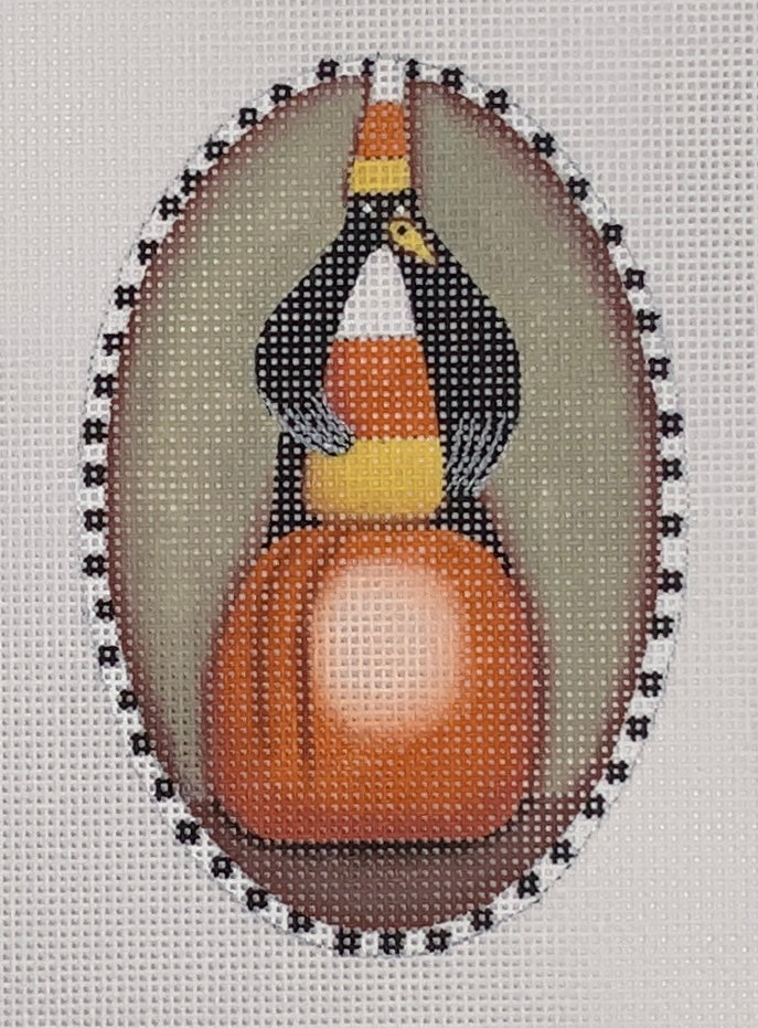 Candy Corn Crow | Needlepoint Destashing