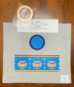 Dreidel Round Hinged Box