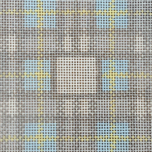 Preppy Plaid Square - Blue/Gray