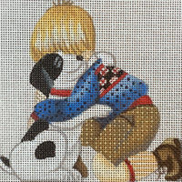Boy with Dog