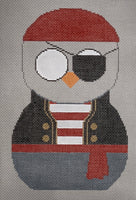 Pirate Owl with stitch guide
