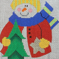 Snowman with Tree