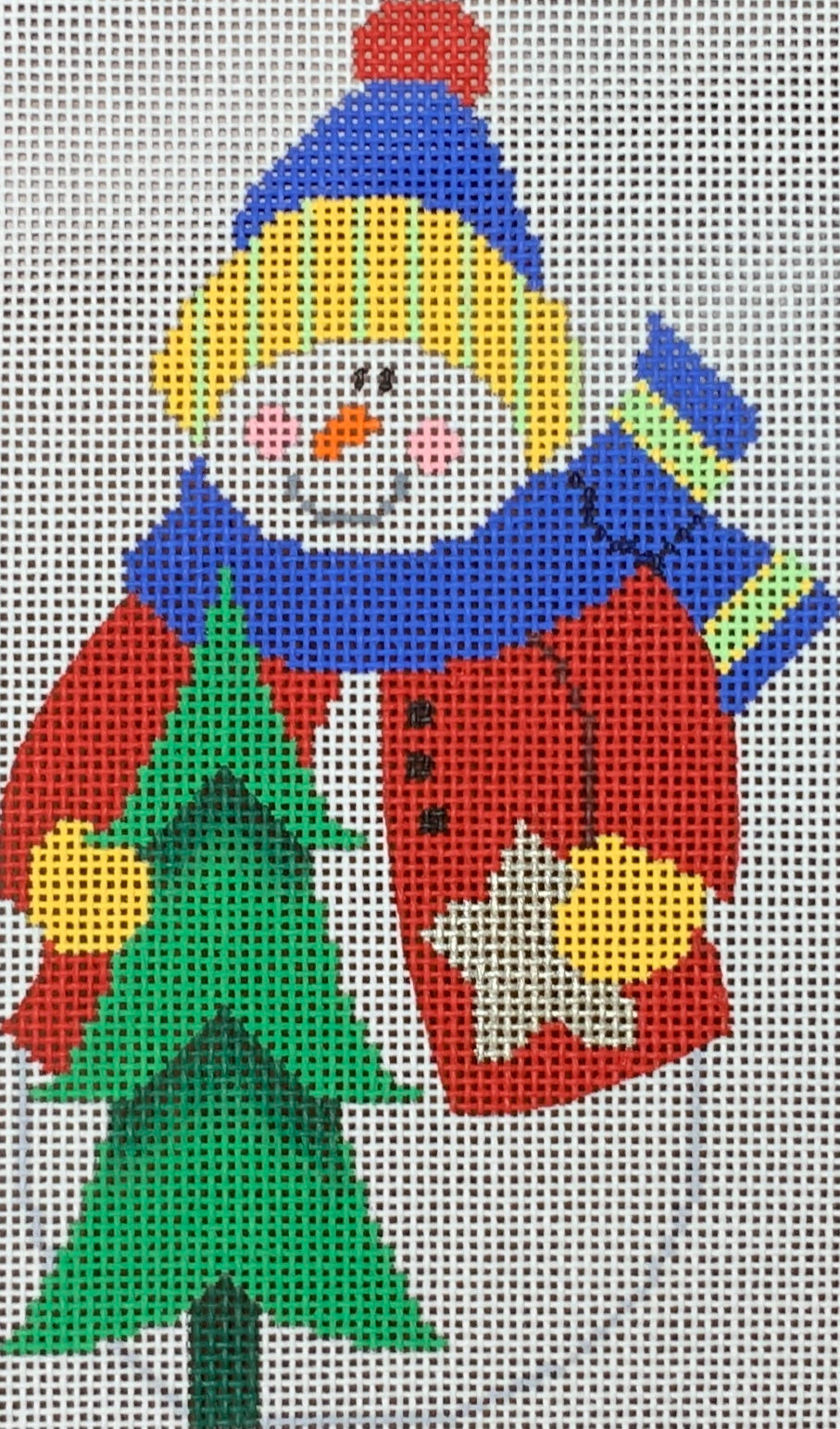 Snowman with Tree
