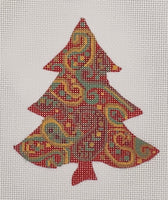 Red Paisley Tree
