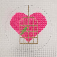 Birdcage Heart with stitch guide