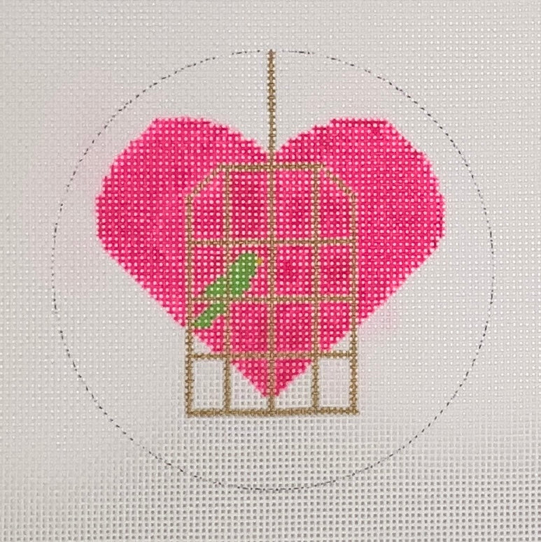 Birdcage Heart with stitch guide