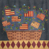 Shaker Basket with stitch guide