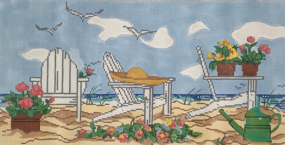 Spring Adirondack Chairs