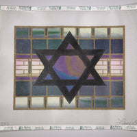 Blue Geometric Tallis Bag