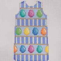 Seersucker/Eggs Mini Shift with stitch guide