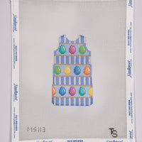 Seersucker/Eggs Mini Shift with stitch guide