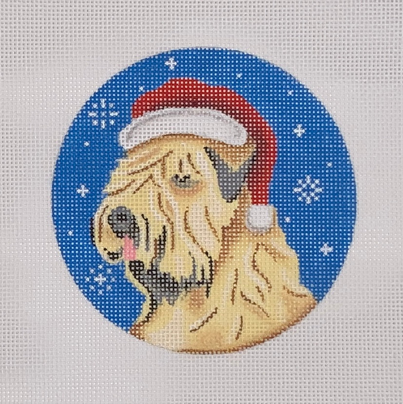 Wheaton Terrier Santa