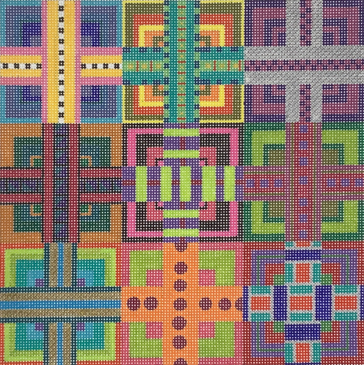 Ribbon Squares | Needlepoint Destashing