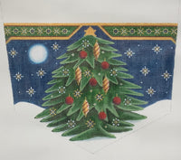 Christmas Tree Stocking Cuff 18M
