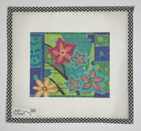Small Green Floral Collage

