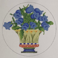 Bluebells Pot with stitch guide
