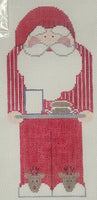 Ready for Bed Santa with stitch guide
