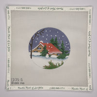 Snowy House Round
