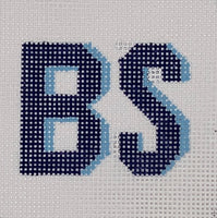 BS Monogram Painted Patch
